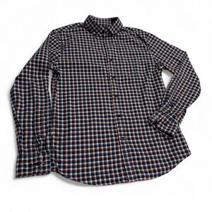 Banana Republic Men's Luxe Flannel Plaid Shirt 100% Cotton Size Small